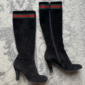 Black Tall Gucci Boots